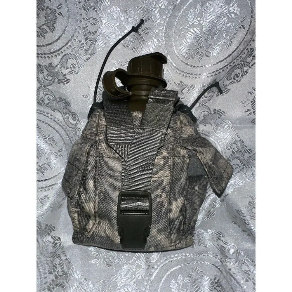 1QT Canteen with ACU Pouch -  Canteen 1 Quart UCP Cover